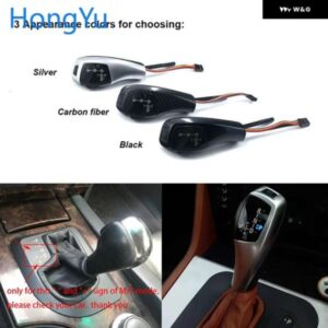 BMW 5シリーズ 2004-2006 E60 セダン PRE-LCI フェイスリフト前 ギア シフト シフター レバー ノブ自動変速機 LED ライト シフト