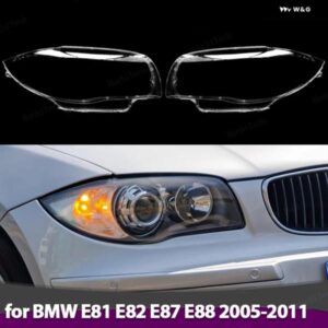 BMW クリア ハウジング フロント ヘッドライト レンズ シェルカバー ガラスランプカバー 1シリーズ E81 E82 E87 E88 2005-2011