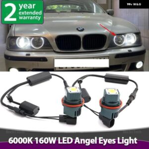 BMW 160ワット エラー LED エンジェルアイリングマーカー 電球 E39 E53 E60 E61 E63 E65 E66 E87 525I 530I XI 545I X3 M5 X5 00-09