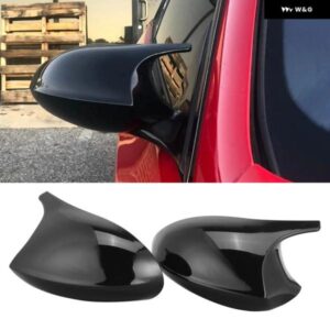 BMW ABS グロスブラックバック ミラー サイド ミラー カバー キャップ E90 E91 2005-2008 PRE-LCI用