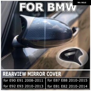 BMW サイドドアリアビューサイド ミラー カバー キャップ E90 E91 E92 E93 2006 2009 2010 2011 M3 スタイル E80 E81 E87 部品 スタイリング