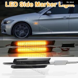 BMW ダイナミックアロー LED ウィンカーサイドマーカーランプウィンカー ウインカーライト E60 E90 E61 E82 E93 E92 E91 E81 E88