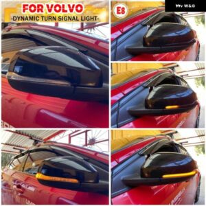ボルボ LED シーケンシャルダイナミックサイド ミラー ウインカーライト ウィンカーランプ S60 CC S60 II S80 II V40 CC 40 II V60 V60 CC V70