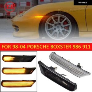 ポルシェ LED サイドマーカー ダイナミックウィンカー ライト ボクスター 986 996 911 ターボカレラ 4/S/4S タルガ GT2/G