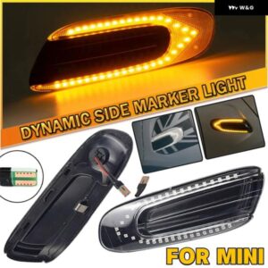 BMW LED ダイナミックウィンカー ライト ミニクーパー F55 F56 JCW F57 サイドマーカーランプアクセサリー車 外装