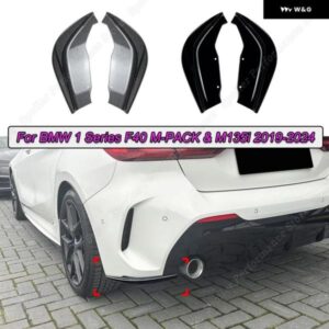 BMW リアサイドスプリッター スポイラー ディフューザー トリム バンパー 外装 カーアクセサリー 1シリーズ F40 M-PACK M135I 2019-2024