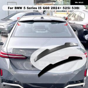 BMW 5シリーズ I5 G60 2024 + 525I 530I リア スポイラー スプリッタールーフ ウイング テール ウイング ウィンドウ 延長 キット