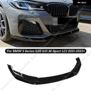 BMW 5シリーズ G30 G31 M-スポーツ LCI フロント バンパー リップ ディフューザー スポイラー スプリッターチューニングカーアクセサリー 525I 530I 2021-20