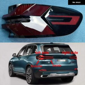 BMW X5 2023 リアアウター テールライト シェルテールランプカバー ブレーキライトマスクの 交換