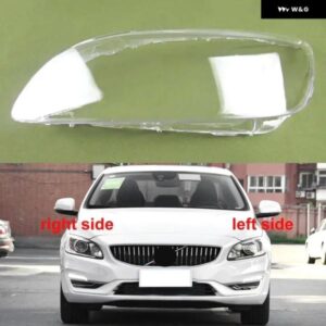 ボルボ V60 S60 S60L 2014-19 ク リア ヘッドライト マスクカバー ヘッドランプ シェルレンズ プレキシガラス