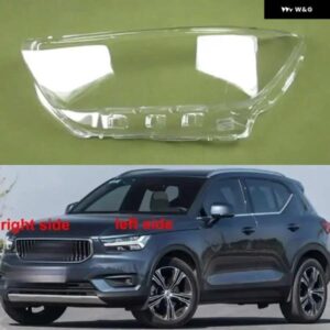ボルボ XC40 2020-23 カーアクセサリーク リア ヘッドランプ カバー ヘッドライト シェルレンズ プレキシガラス
