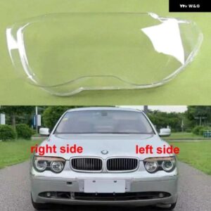 BMW 7シリーズ E65 E66 1999-2004 フロント ヘッドランプ カバー クリア ヘッドライト シェルレンズ プレキシガラス交換