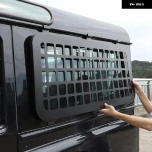 ランドローバー ディフェンダー 110 130 04-18 合金 リアサイドウィンドウ吊り袋ボード 外装 車アクセサリー