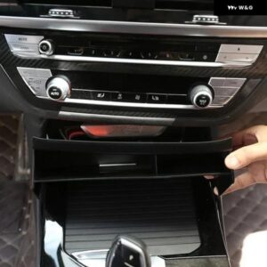 BMW X3 X4 G01 G02 2018-2022 ABS ブラック中央 制御 収納 ボックス 電話 収納 雑貨 ボックス カーアクセサリー