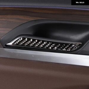 BMW X3 G01 2018-23 ソフトカーボン車内 ドアハンドル カバー トリム ステッカー カーアクセサリー