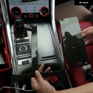 ランドローバー レンジローバー スポーツ RR スポーツ 2018-2023 ABS カーボンカーセンター コンソール パネル カバー トリム ステ