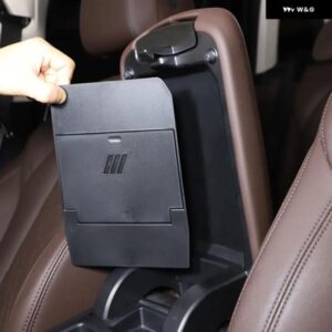 BMW X3 G01 IX3 X4 G02 2018-2024 ABS ブラック アームレスト 隠し 収納 ボックス オーガナイザー インテリア カーアクセサリー