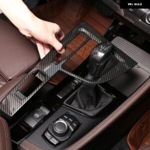BMW X1 F48 X2 F47 2016-2022 ABS カーボンカー ギア シフト パネル スパンコールカバー トリム カーアクセサリー LHD
