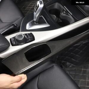 BMW 1 2シリーズ F20 F21 F22 F23 116I 2012-18 ABS カーボンマルチメディア ボタン パネル トリム カバー インテリア カーアクセサリー