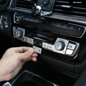 BMW 3シリーズ F30 F31 F34 2013-2019 中央 制御 空調 ショートカットデジタル ボタン カバー トリム ステッカー