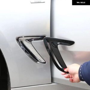 BMW 3シリーズ GT グランツーリスモ F34 2013-19 ABS マットブラックサイド エアベント カバー フード ベゼル フェンダー トリム ステッカー