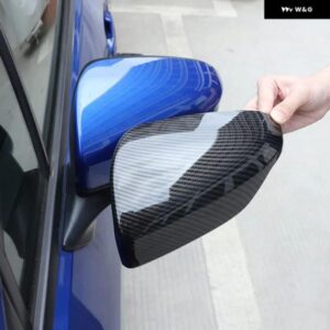 スバル WRX 2021-24 ABS カーボンサイドドア ミラー カバー トリム カバー ステッカー カーアクセサリー