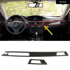 BMW 3シリーズ E90 2005-12 ABS ダッシュボード パネル カバー トリム ステッカー インテリア オートアクセサリー ナビゲーション バージョン 付き