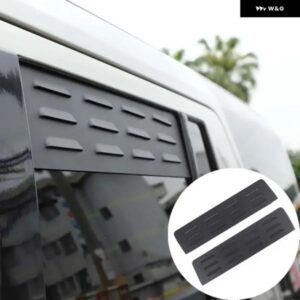 ランドローバー ディスカバリー 3 4 LR4 2004-16 アルミ黒リアドア エアベント 換気シャッターカバー トリム カーアクセサリー