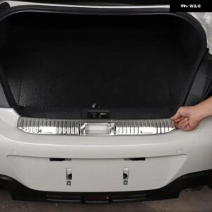 スバル BRZ 2022-2023 ステンレス リア バンパー プレートカバー トリム ステッカー カーアクセサリー