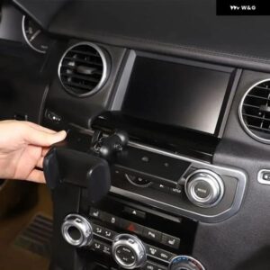 ランドローバー ディスカバリー 4 LR4 2010-2016 黒カーナビゲーション画面フロント携帯電話 ブラケット GPS ナビゲーションカーアクセサリー