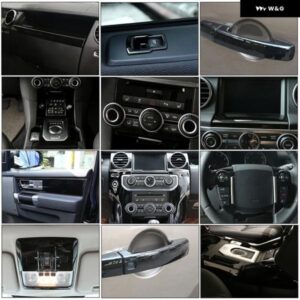 ランドローバー ディスカバリー 4 LR4 2010-2016 カー スタイリング 黒車内装 外装 スーツ パネル カバー トリム ステッカー カーアクセサリー