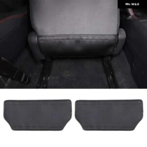 スバル 2022 BRZ 黒カー スタイリング フロントシートバックアンチキックパッド ステッカー 車内アクセサリー 2個