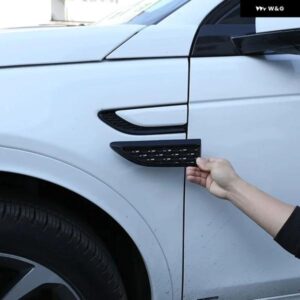 ランドローバー ディスカバリースポーツ L550 2015-2024 ABS ブラックサイドベント 装飾 カバー カーアクセサリー 交換部品