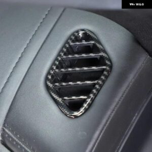 ジャガー F-TYPE 2013-2024 ABS カーボン ダッシュボード エア アウトレット フレーム カバー トリム ステッカー カーアクセ