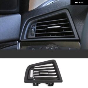 BMW 5シリーズ F10 F11 F18 2011-17 ABS 黒最前列左右 空調 ベントグリル アウトレット パネル カーアクセサリー