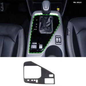 スバル 2022-2024 CROSSTREK ソフトカーボンカーセンター コントロール ギア パネル ステッカー 車内アクセサリー