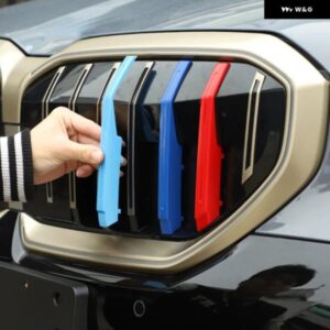 BMW 5シリーズ 2024 ABS フロントグリル ストライプカバー グリッド ストリップクリップ トリム カバー カーアクセサリー