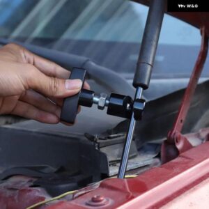 ランドローバー フリーランダー 2 2007-2012 合金 ブラック/ブルー ボンネット 油圧 ロッド滑り止めリテーナーカーアクセサリー