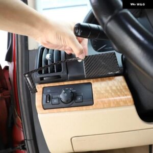 ランドローバー フリーランダー 2 L359 2007-2012 ソフトカーボン ヘッドライト スイッチフレーム トリム ステッカー インテリア カーアクセサリー