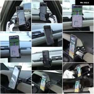ランドローバー ディフェンダー 90 110 2020-23 磁気携帯電話ホルダー 多機能ホルダー ナビゲーション ブラケット カーアクセサリー