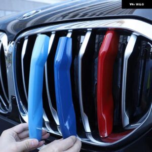 BMW X5 G05 2019-2022 ABS カーフロントグリル ストリップカバー トリム ステッカー カーアクセサリー ナイトビジョンなし