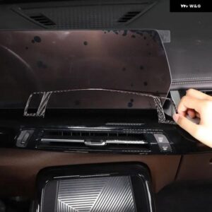 BMW X1 IX1 U11 2023-2024 ソフトカーボンカーセンター 制御 エア アウトレット フレーム カバー トリム ステッカー カーアクセサリー