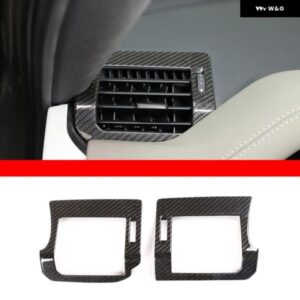 ランドローバー LHD RHD カーボン DASHOBARD サイド エアコン アウトレット ベントフレーム トリム ディフェンダー 90 110 2020-2022 カーパーツ