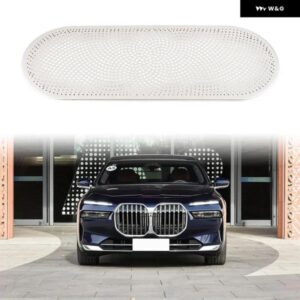 BMW 7シリーズ G70 2023 + フロントフード 防塵 ネット 装飾 カバー ステンレス インテリア アクセサリー 1個