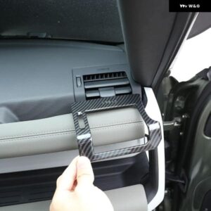 ランドローバー ディフェンダー 110 130 2020-2021 カーアクセサリー ダッシュボード エアコン サイドベントエア アウトレット 装飾 フレーム ABS トリム