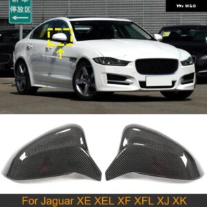 ジャガー カーボンサイド ミラー カバー キャップ XE XEL 15-18 XF XFL 11-18 XJ 10-16 XK 09-13 バック