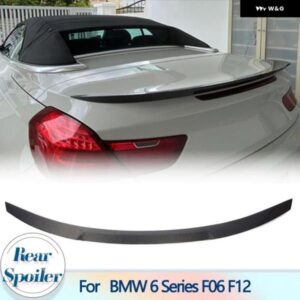 BMW リア スポイラー ウィング 6シリーズ F06 F12 M6 非 F13 セダンクーペ 2012 - 2016 カーボンリア トランク ブーツリップウィング スポイラー
