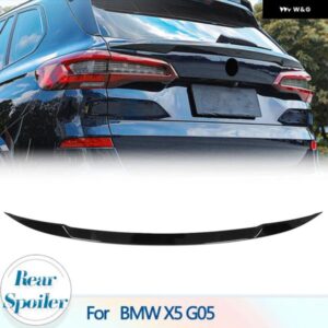 BMW リア トランク スポイラー ウイング X5 G05 スポーツユーティリティ 4 ドア 2019-2022 ABS ブラックレーシングリア トランク リッドウイン グリップ