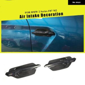 BMW カーボンレーシングフェンダーエアインテークフローベント トリム 2シリーズ F87 M2 ベースクーペ 2 ドア 2016 2017