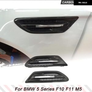 BMW カーボン エアベント カバー サイドフェンダーエラベント トリム 5シリーズ F10 F11 M5 セダン 4 ドア 2012-2017